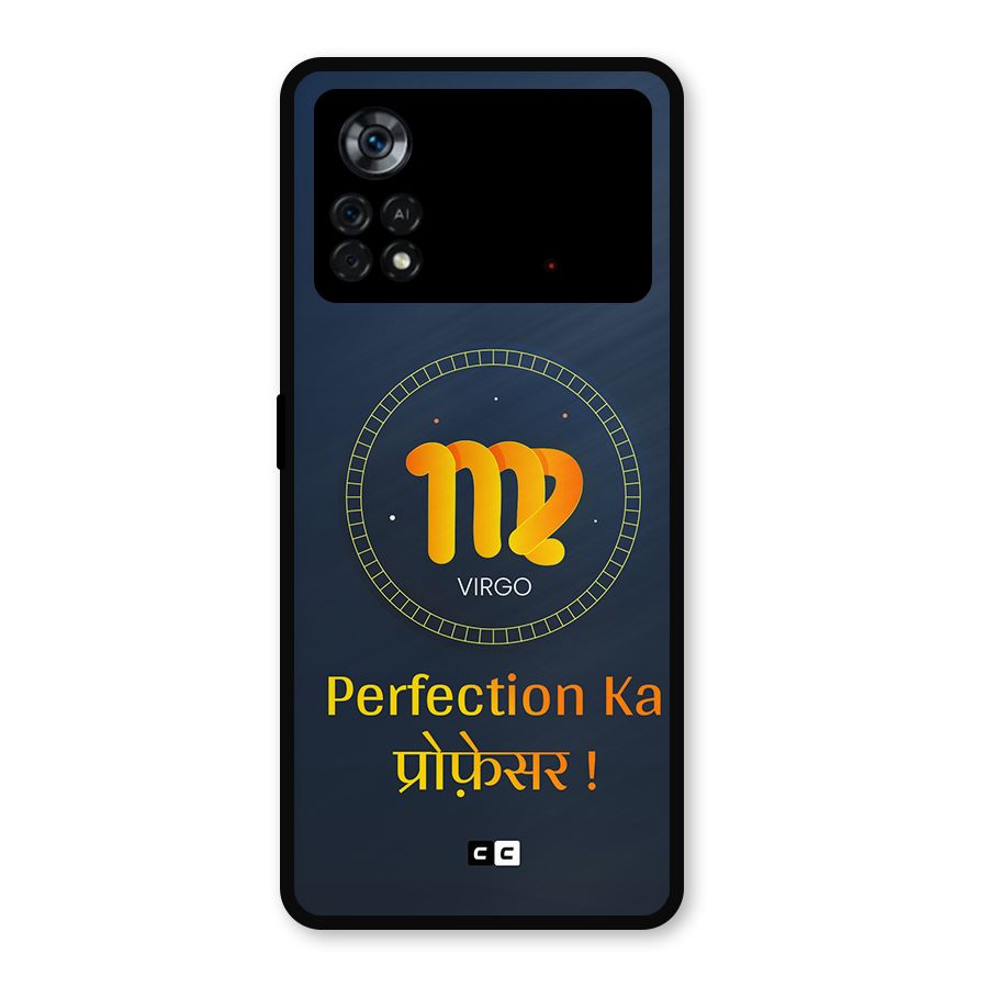 Perfect Virgo Metal Back Case for Poco X4 Pro 5G