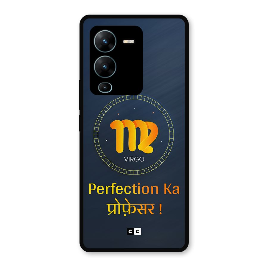 Perfect Virgo Metal Back Case for Vivo V25 Pro