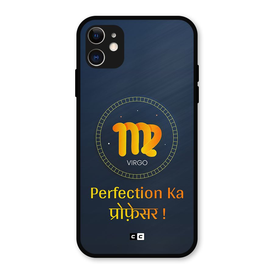 Perfect Virgo Metal Back Case for iPhone 11