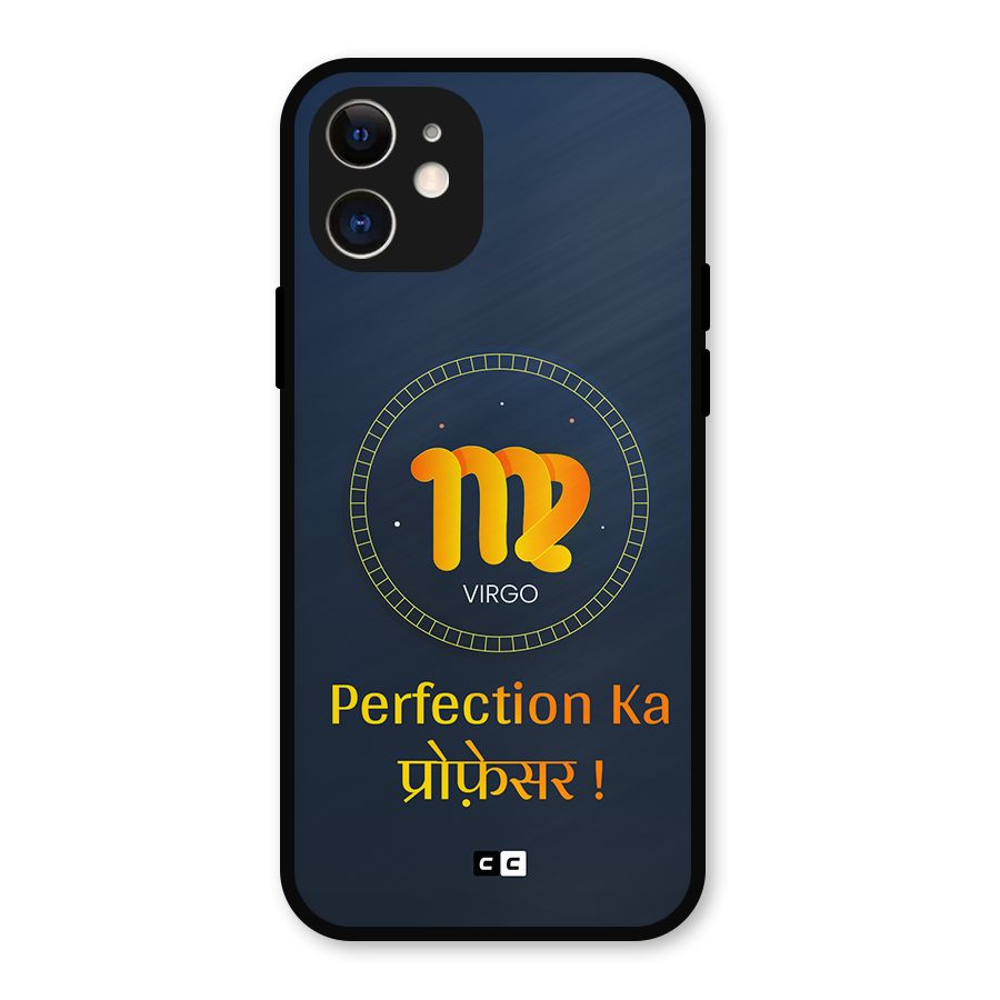 Perfect Virgo Metal Back Case for iPhone 12