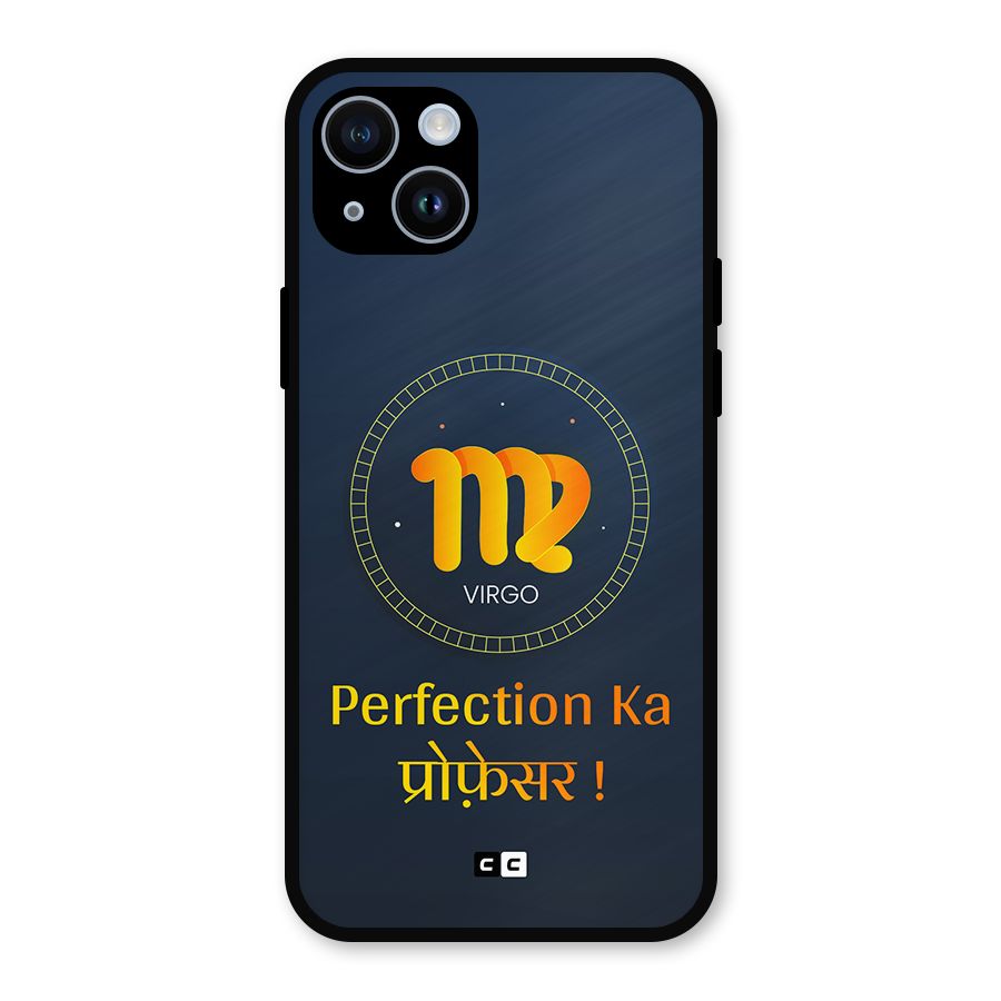 Perfect Virgo Metal Back Case for iPhone 14