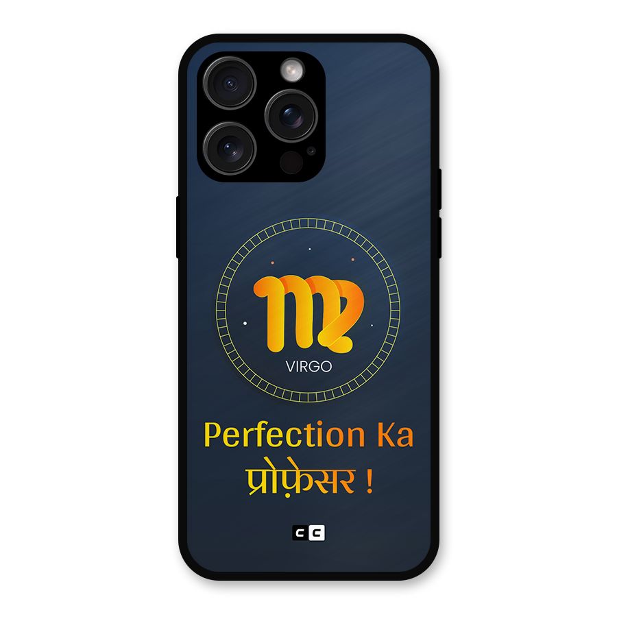 Perfect Virgo Metal Back Case for iPhone 15 Pro Max