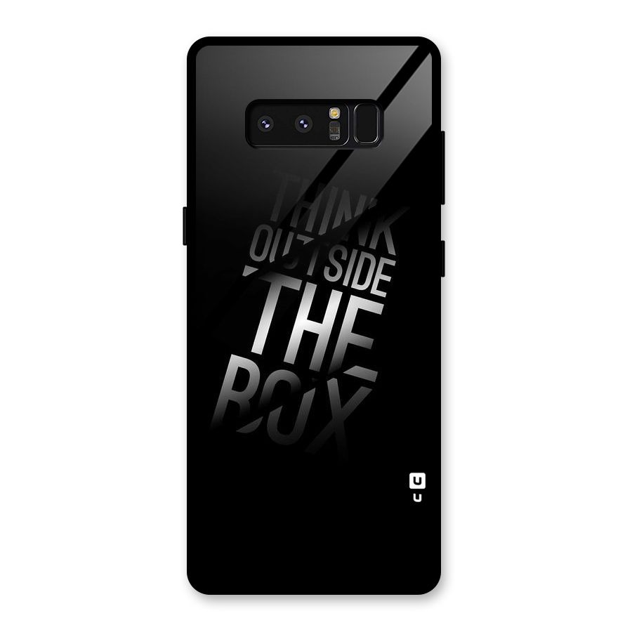 Perspective Thinking Glass Back Case for Galaxy Note 8
