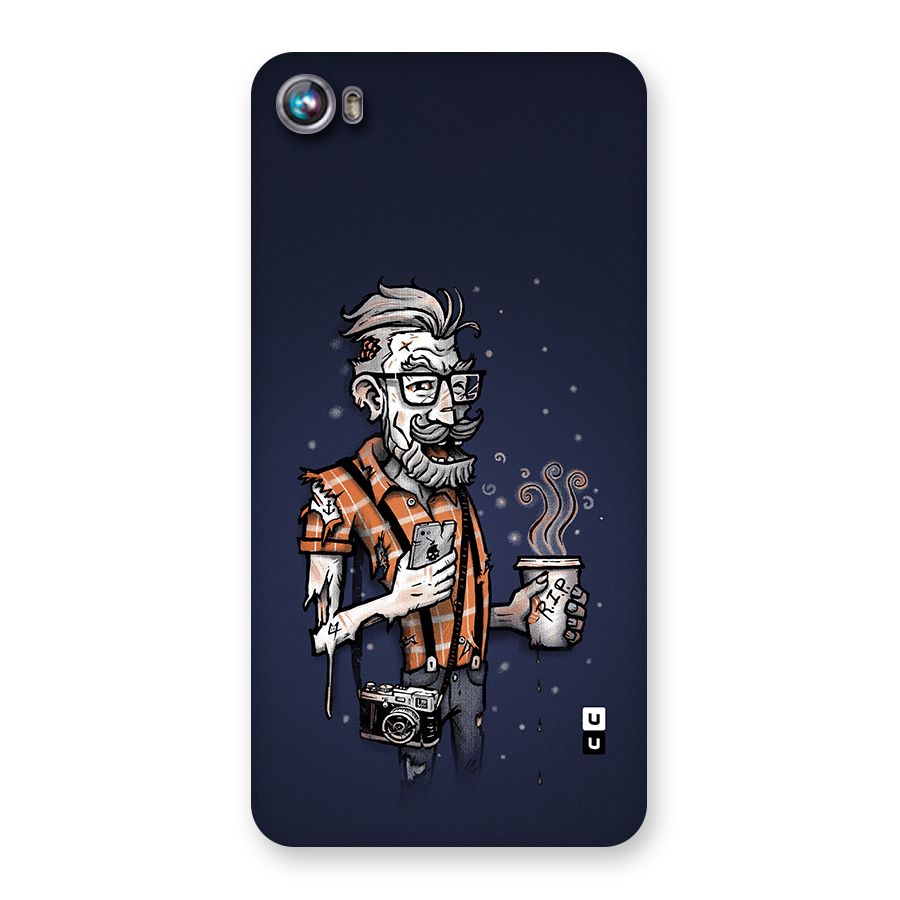 Photographer illustration Back Case for Canvas Fire 4 (A107)