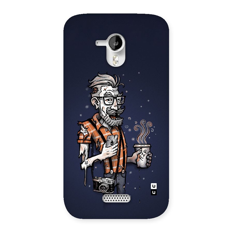 Photographer illustration Back Case for Canvas HD A116