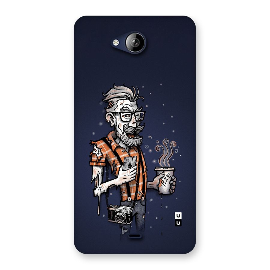 Photographer illustration Back Case for Canvas Play Q355