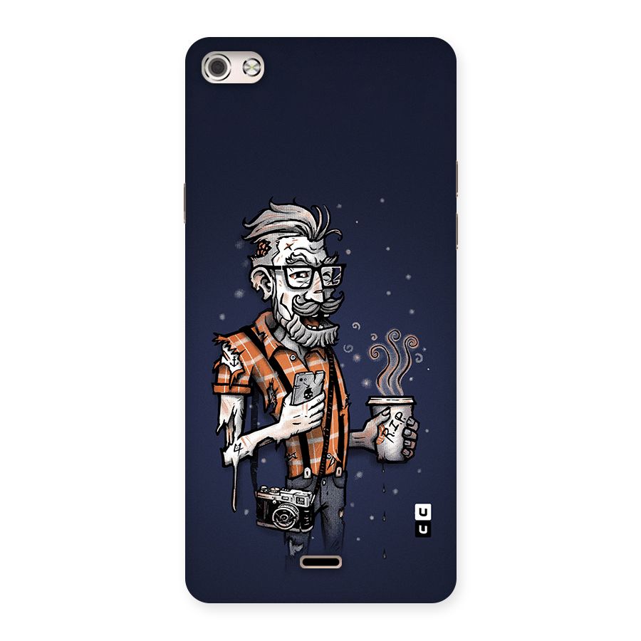Photographer illustration Back Case for Canvas Silver 5