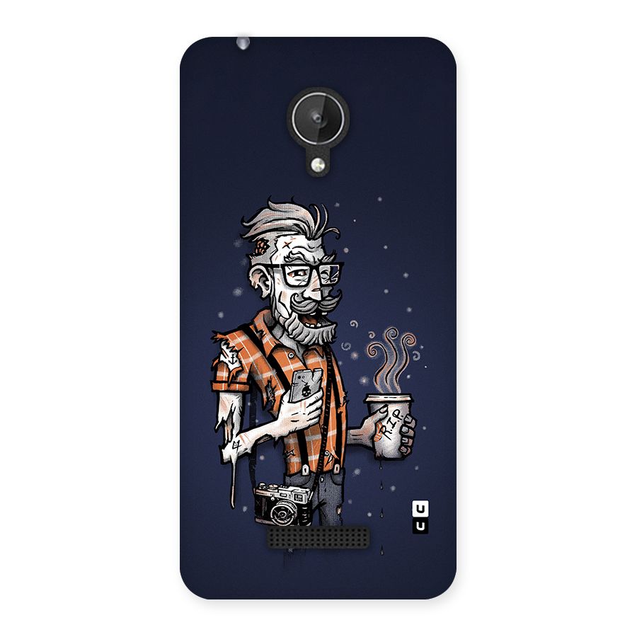 Photographer illustration Back Case for Canvas Spark Q380