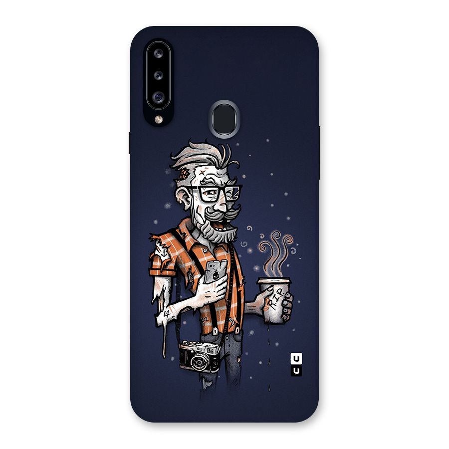 Photographer illustration Back Case for Galaxy A20s