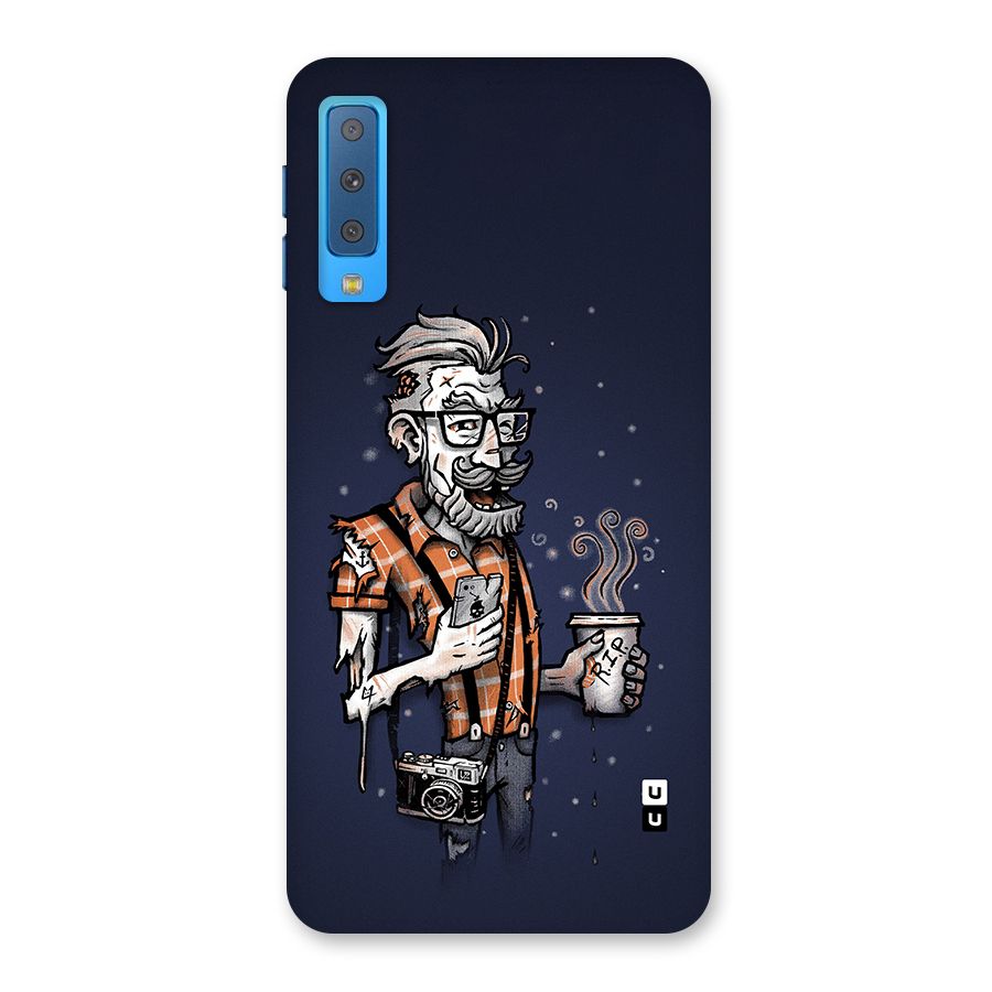 Photographer illustration Back Case for Galaxy A7 (2018)