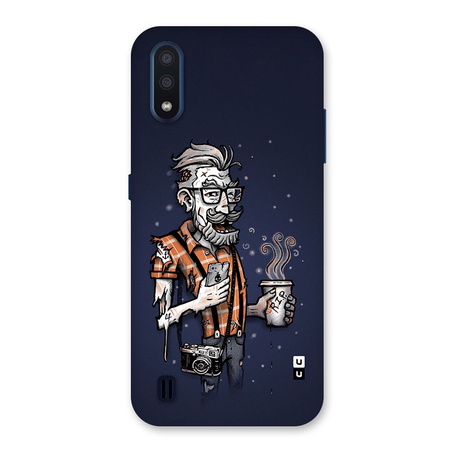 Photographer illustration Back Case for Galaxy M01