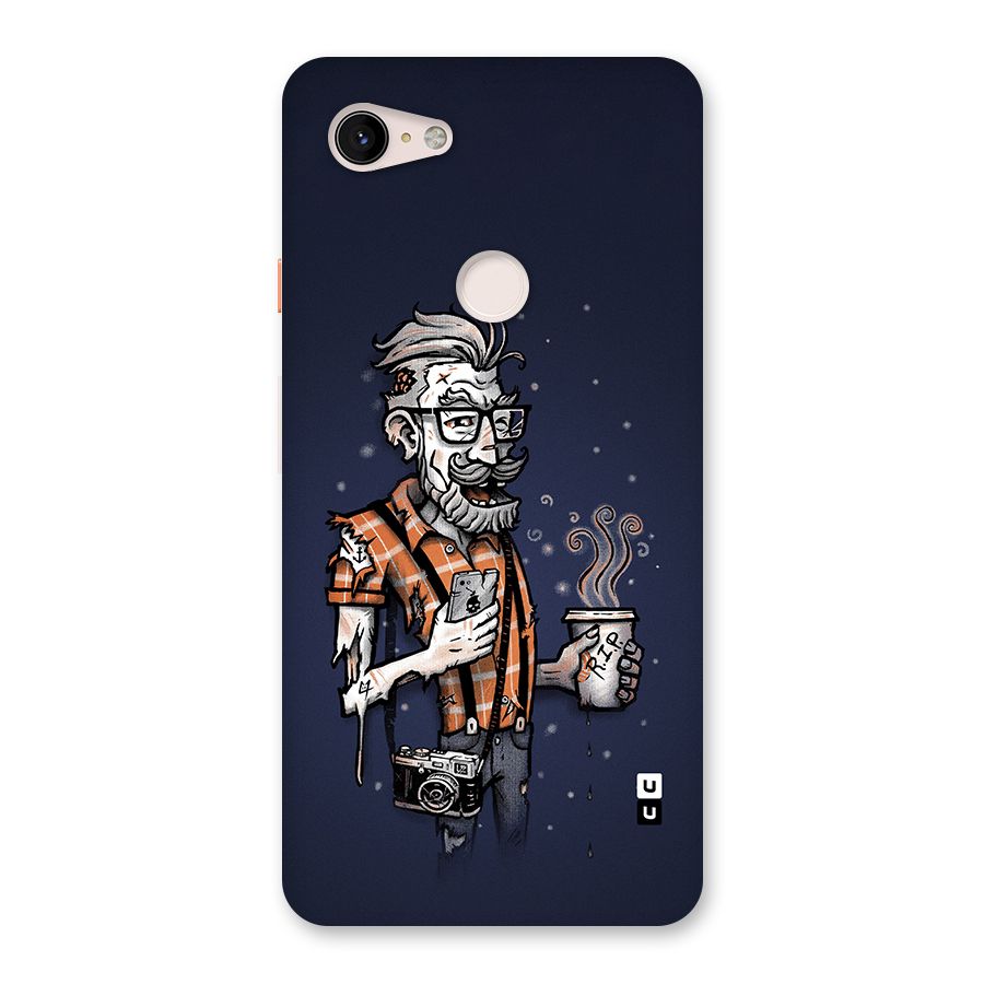 Photographer illustration Back Case for Google Pixel 3 XL