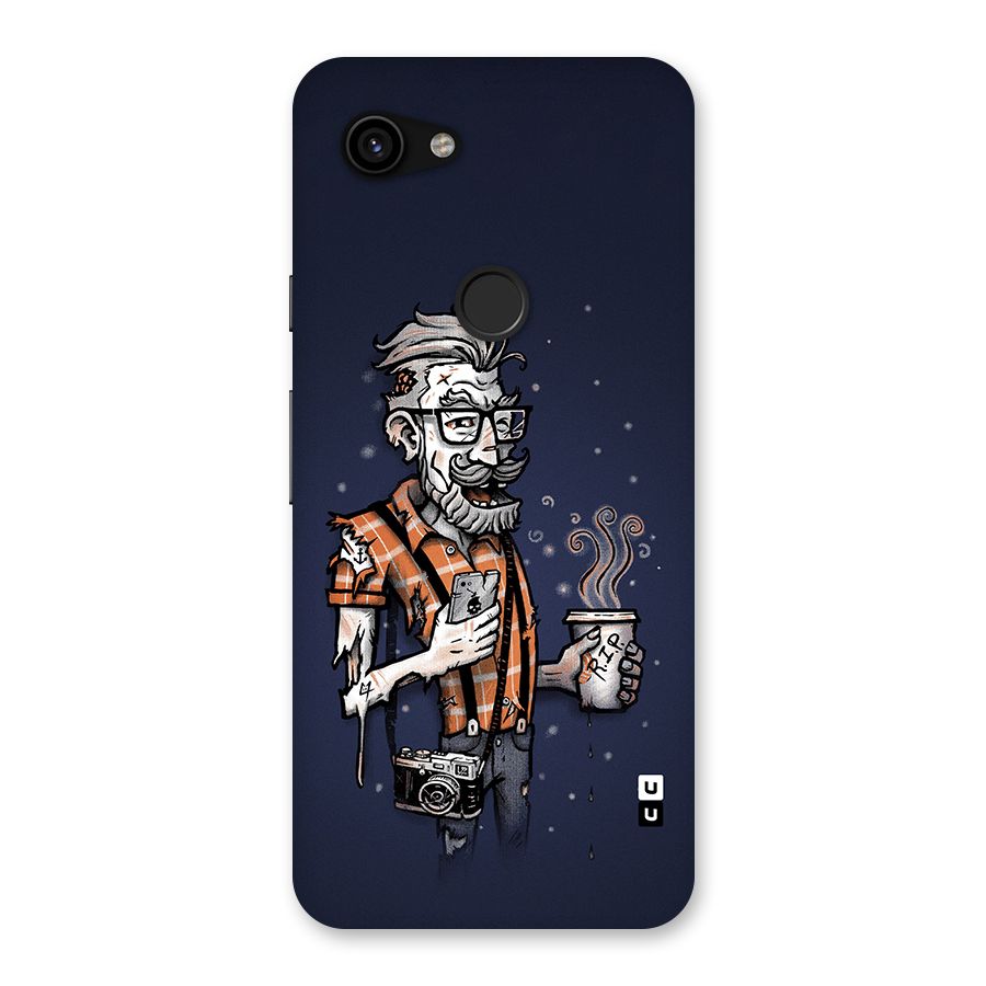 Photographer illustration Back Case for Google Pixel 3a