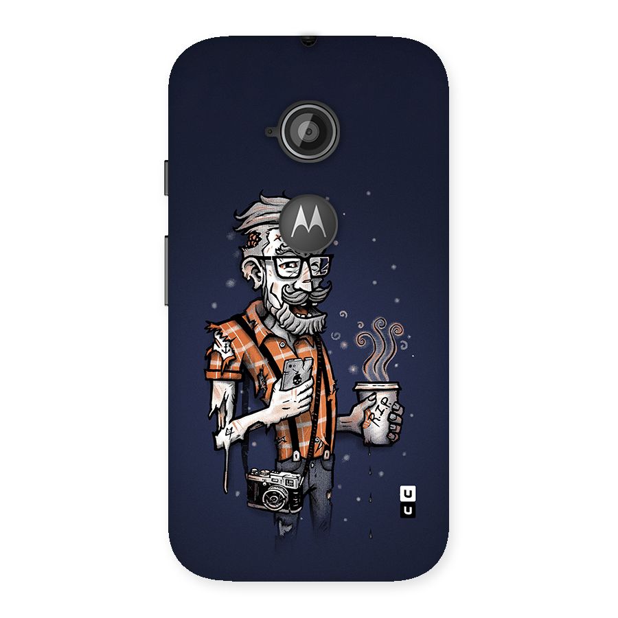 Photographer illustration Back Case for Moto E 2nd Gen