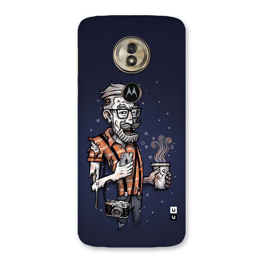Photographer illustration Back Case for Moto G6 Play