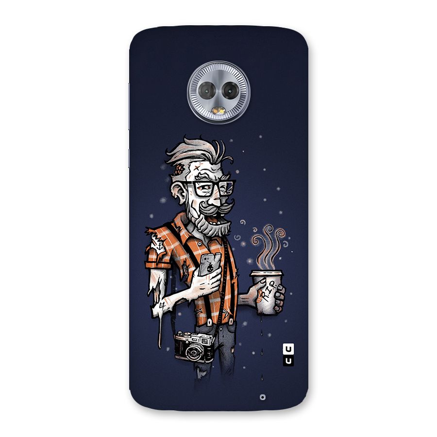 Photographer illustration Back Case for Moto G6 Plus