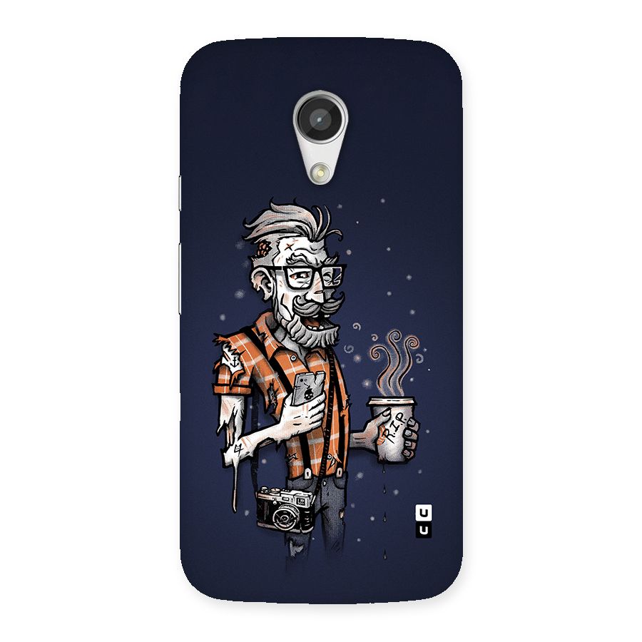 Photographer illustration Back Case for Moto G 2nd Gen