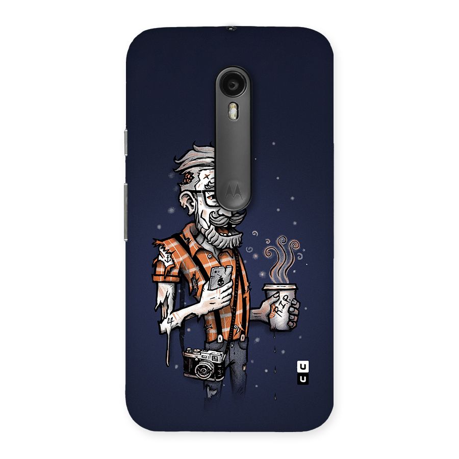Photographer illustration Back Case for Moto G Turbo