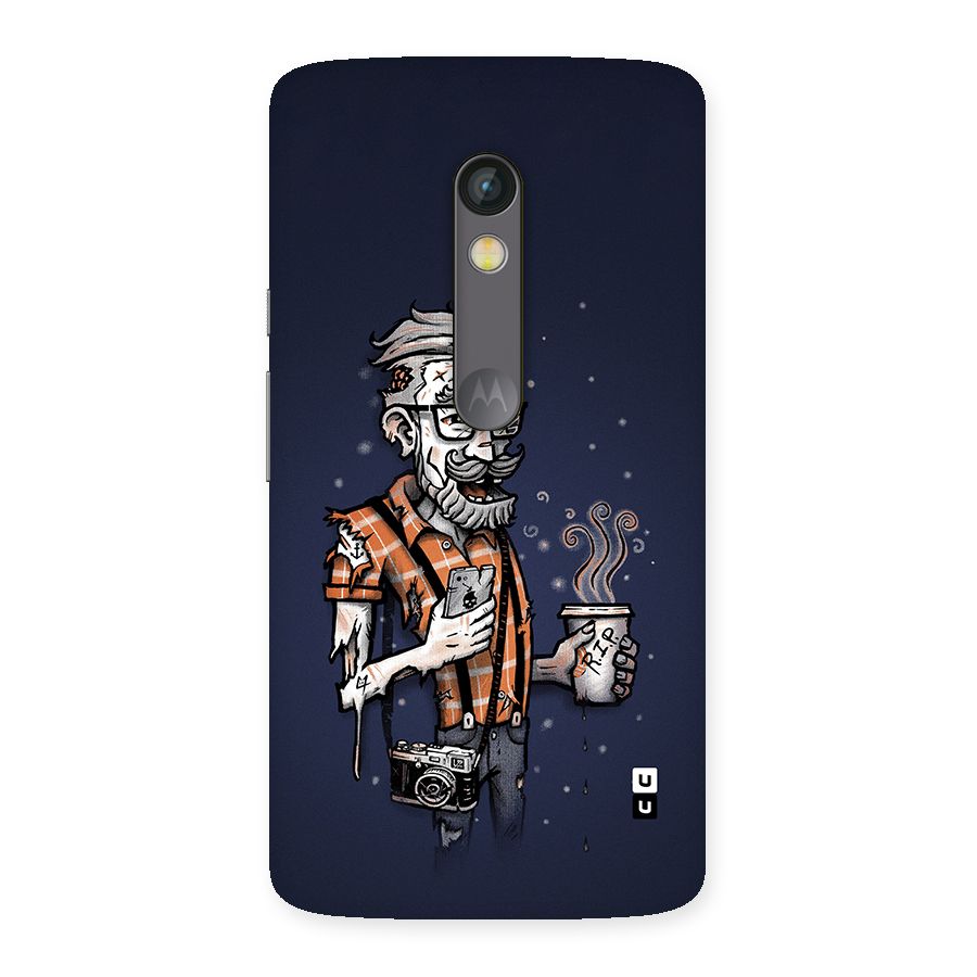 Photographer illustration Back Case for Moto X Play