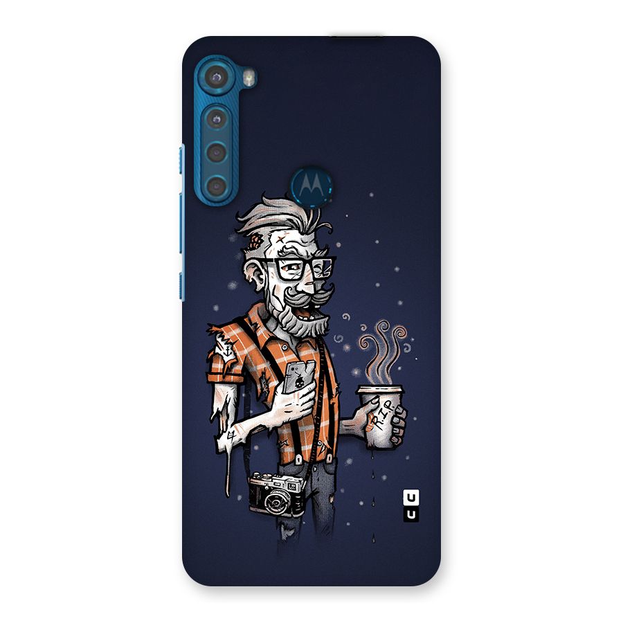 Photographer illustration Back Case for Motorola One Fusion Plus