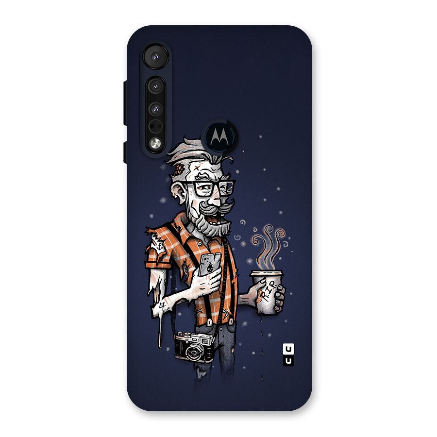 Photographer illustration Back Case for Motorola One Macro