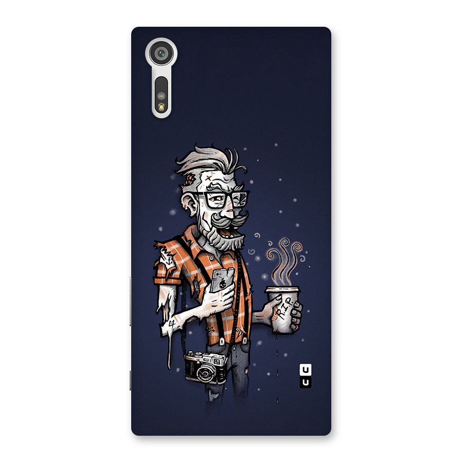 Photographer illustration Back Case for Xperia XZ
