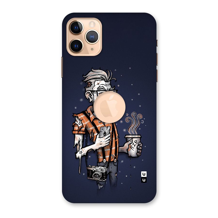 Photographer illustration Back Case for iPhone 11 Pro Max Logo Cut
