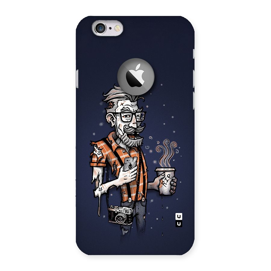 Photographer illustration Back Case for iPhone 6 Logo Cut