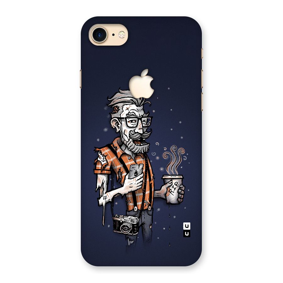Photographer illustration Back Case for iPhone 7 Apple Cut