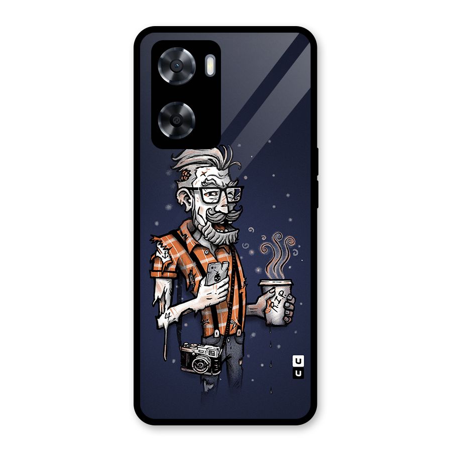 Photographer illustration Glass Back Case for OnePlus Nord N20 SE