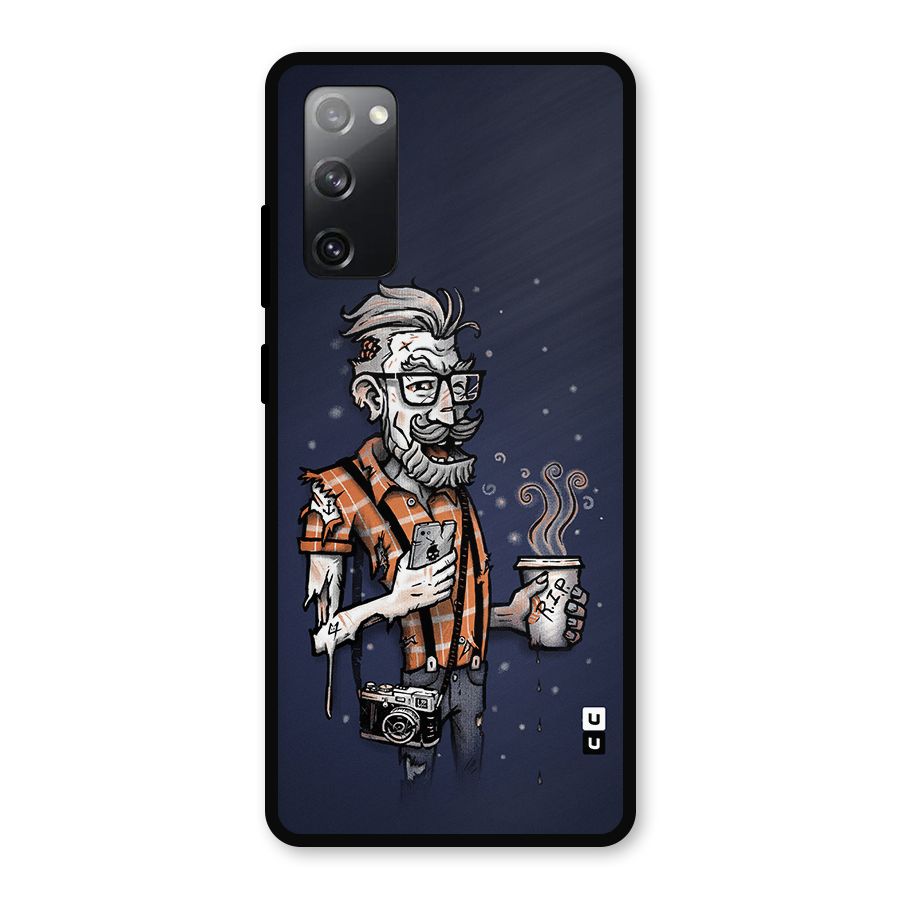 Photographer illustration Metal Back Case for Galaxy S20 FE 5G