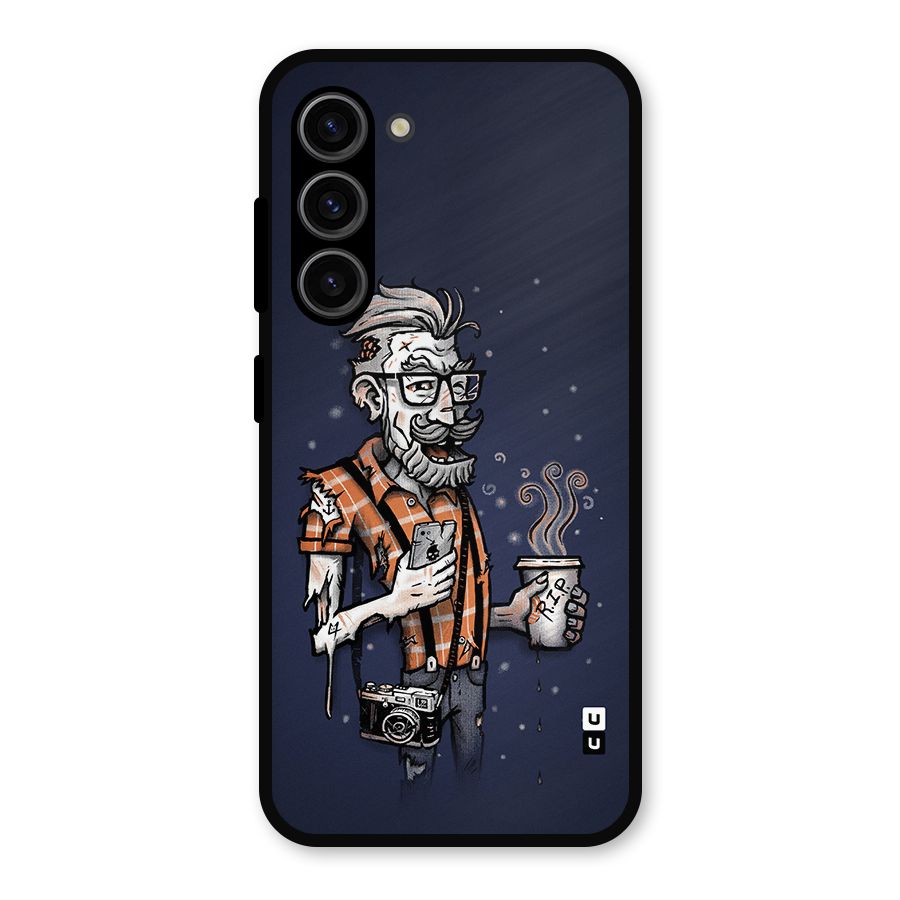 Photographer illustration Metal Back Case for Galaxy S23