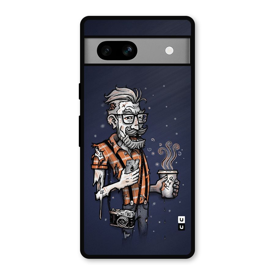 Photographer illustration Metal Back Case for Google Pixel 7a