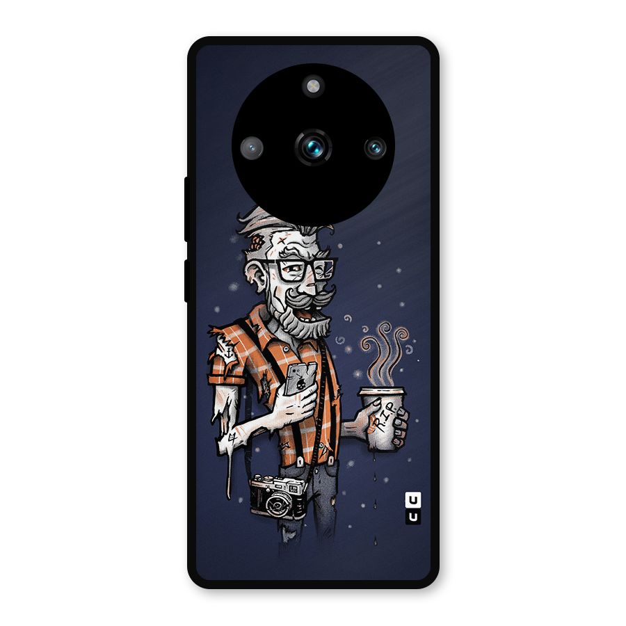 Photographer illustration Metal Back Case for Realme 11 Pro