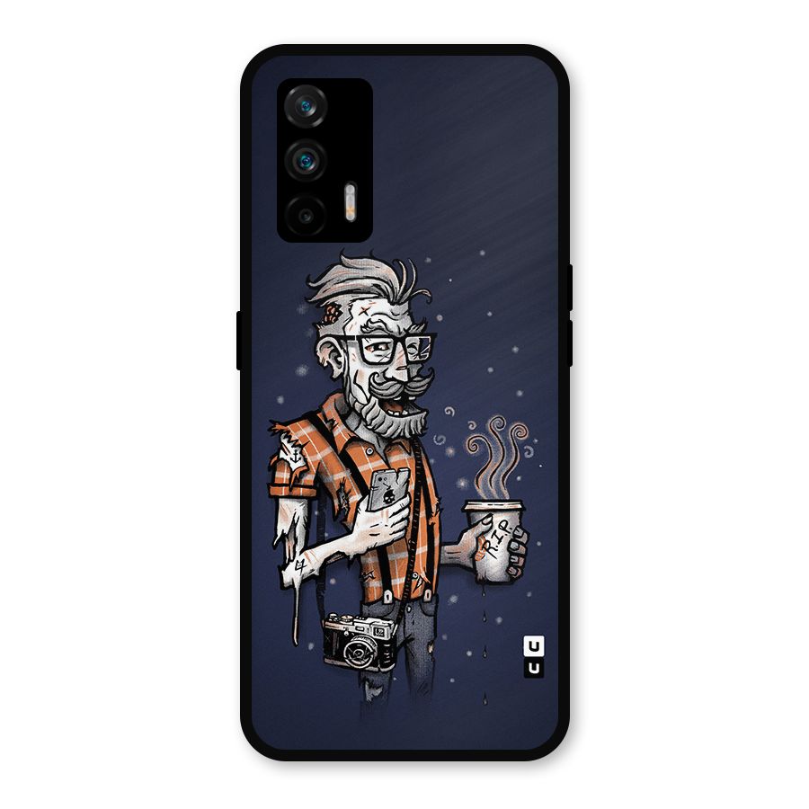 Photographer illustration Metal Back Case for Realme GT 5G