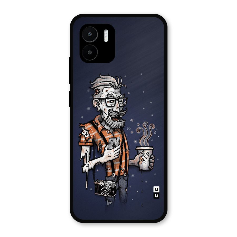 Photographer illustration Metal Back Case for Redmi A2