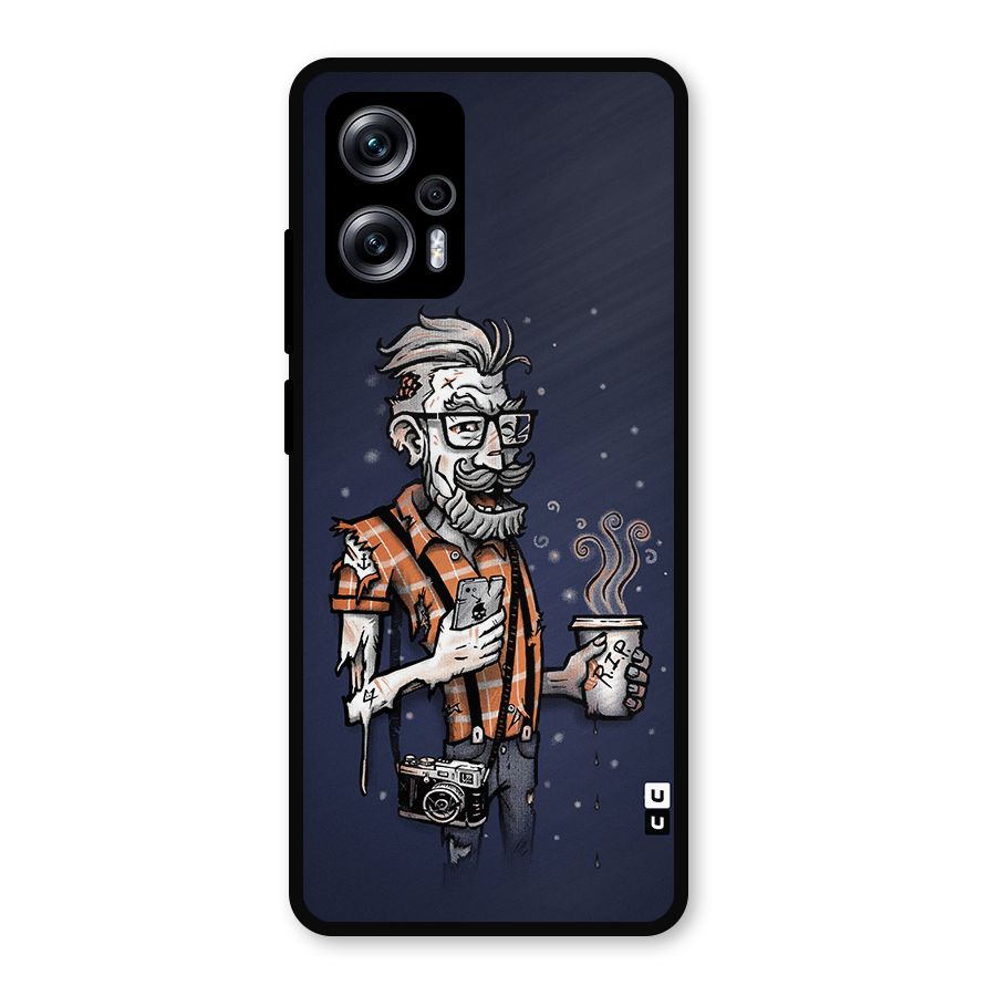 Photographer illustration Metal Back Case for Redmi K50i