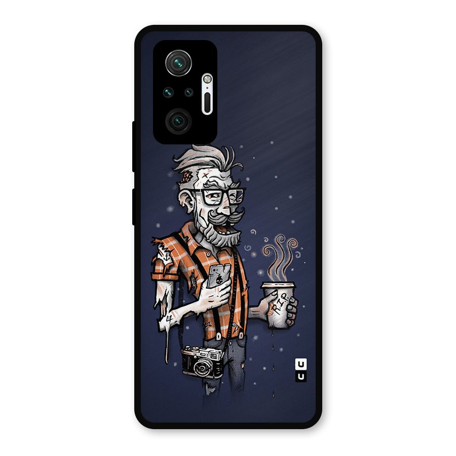 Photographer illustration Metal Back Case for Redmi Note 10 Pro
