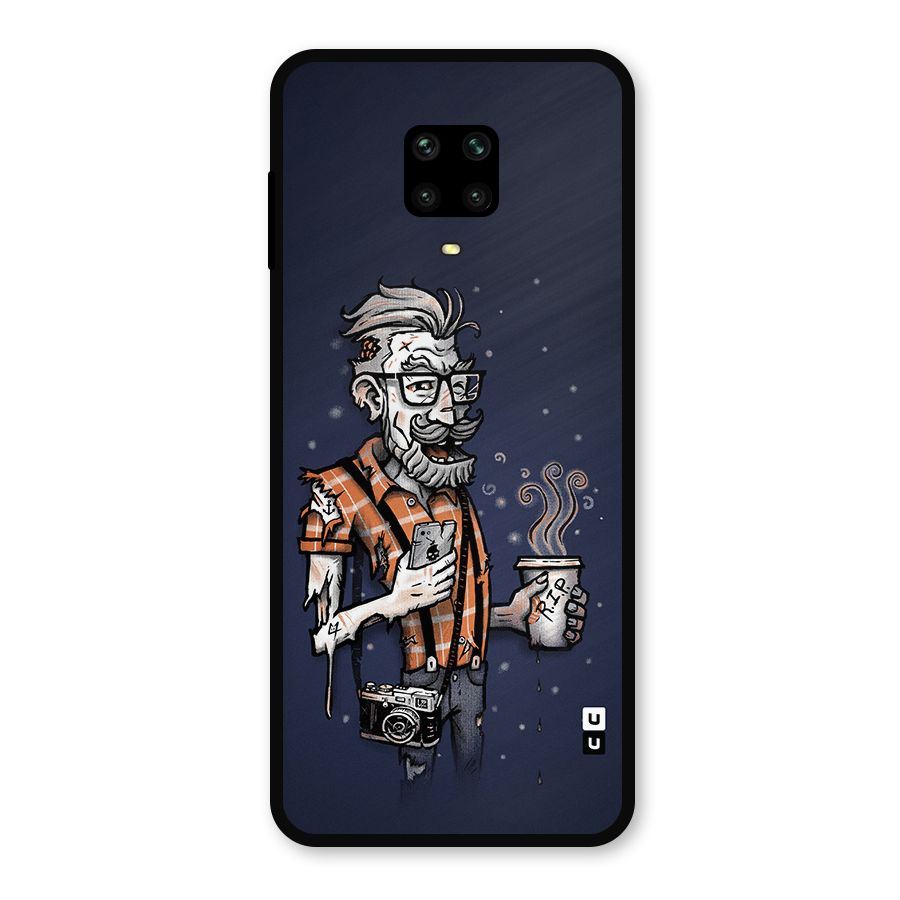 Photographer illustration Metal Back Case for Redmi Note 9 Pro Max