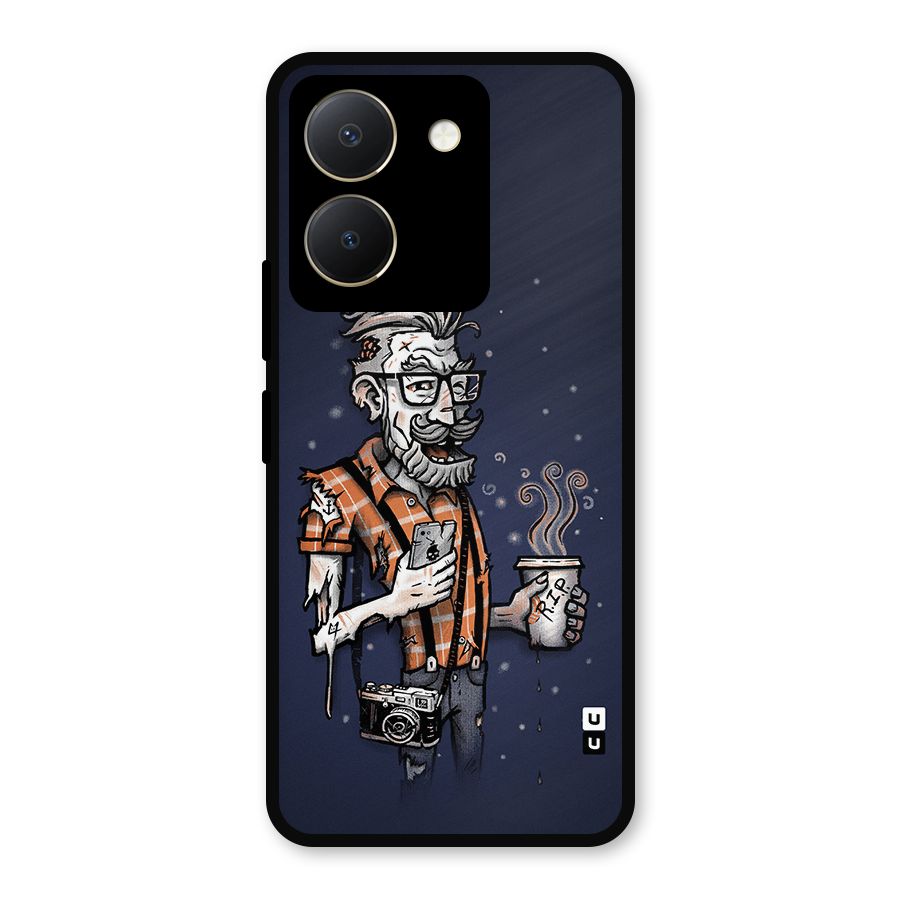 Photographer illustration Metal Back Case for Vivo Y36