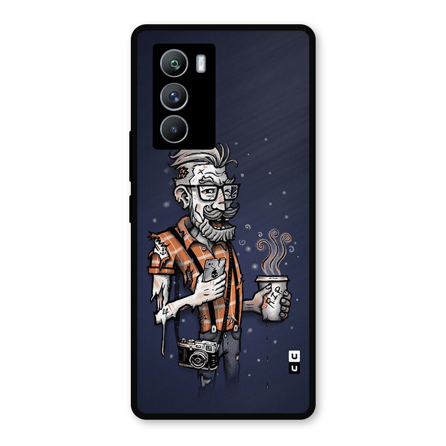 Photographer illustration Metal Back Case for iQOO 9 SE
