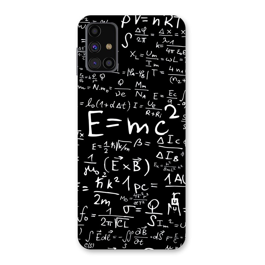 Physics Equation Back Case for Galaxy M31s