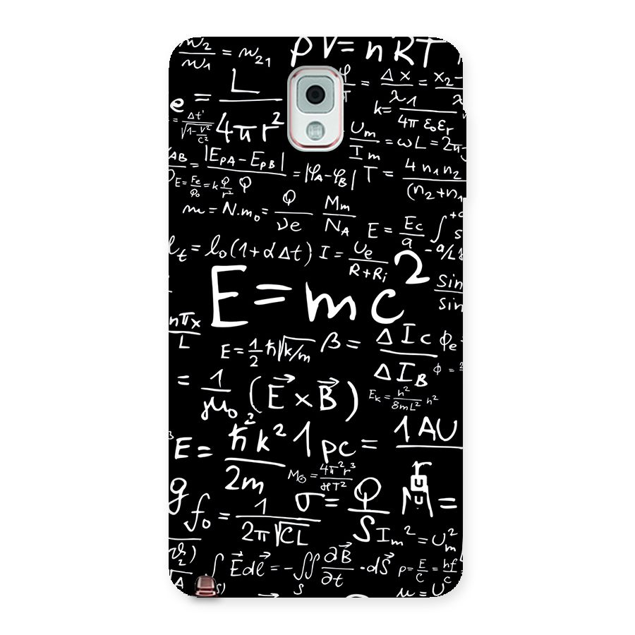 Physics Equation Back Case for Galaxy Note 3