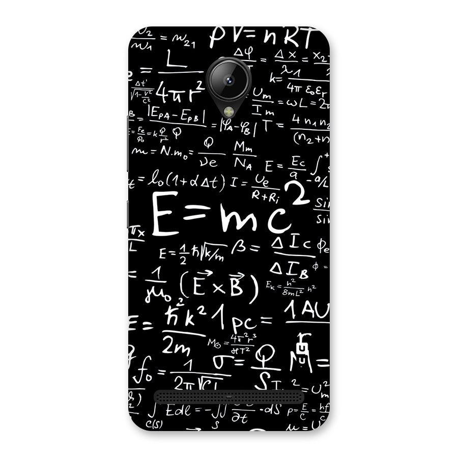 Physics Equation Back Case for Lenovo C2