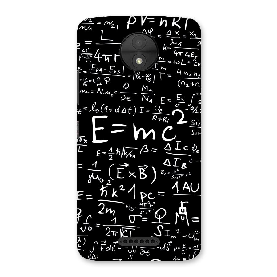 Physics Equation Back Case for Moto C