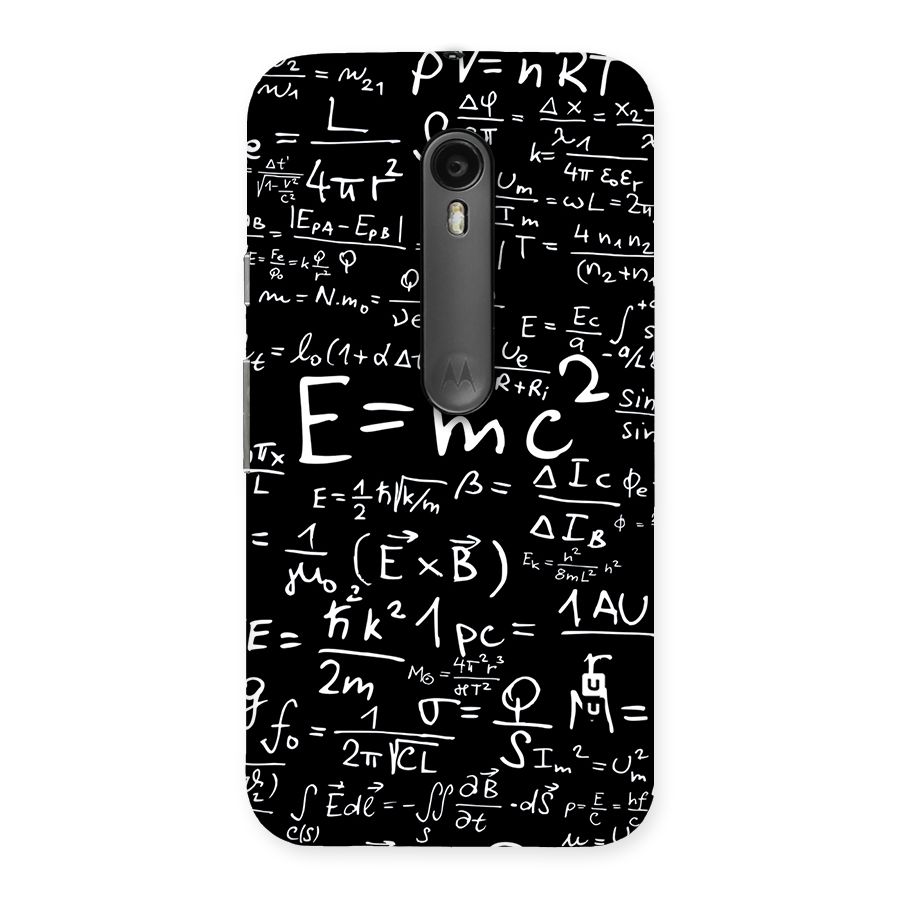 Physics Equation Back Case for Moto G3