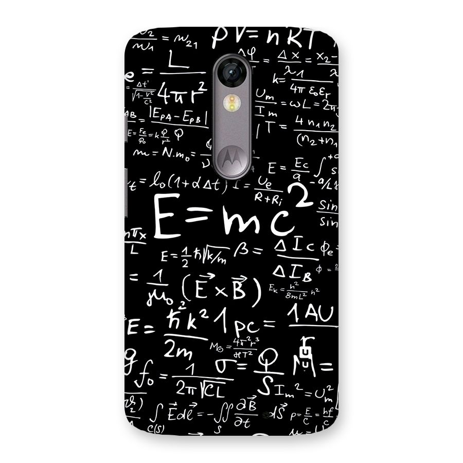 Physics Equation Back Case for Moto X Force