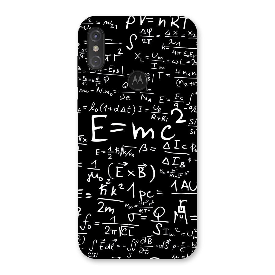 Physics Equation Back Case for Motorola One Power
