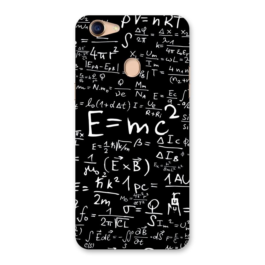 Physics Equation Back Case for Oppo F5 Youth