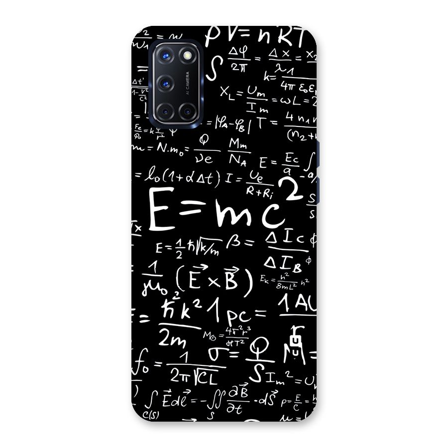 Physics Equation Back Case for Oppo A52